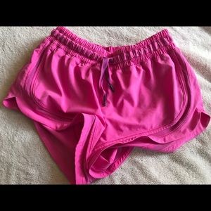 Lululemon short pink there is a hot pink if bundle